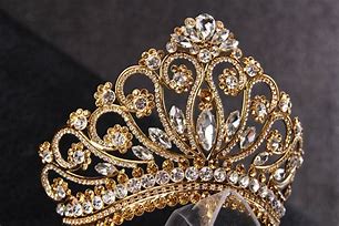 Image result for Diamond and Gold Queen Crown