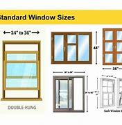 Image result for What Are Standard Window Sizes