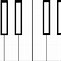 Image result for Blank Piano Keyboard