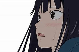 Image result for anime girls side watch tear