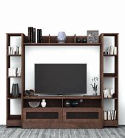 Image result for Large TV Wall Unit Walnut
