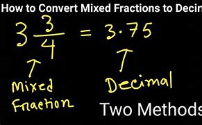 Image result for Converting a Whole Number to a Decimal