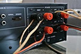 Image result for Amplifier Speaker Cable