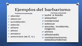 Image result for barbarismo