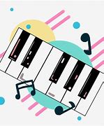 Image result for Piano with Music Notes Coming Out of It