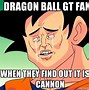 Image result for Dragon Ball GT Memes