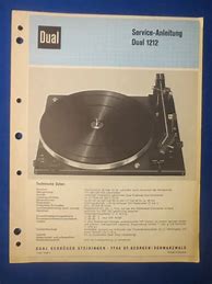 Image result for Dual 1212 Turntable