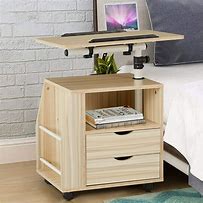 Image result for Adjustable Height Side Table with Dimensions