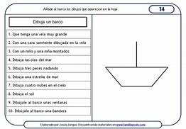 Image result for Instrucciones Escritas a Partir De Un Dibujo