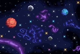 Image result for Pixelated Galaxy