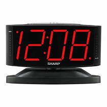 Image result for Sharp LCD Alarm Clock