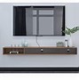 Image result for Floating TV Stand with Drawers