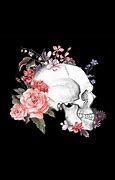 Image result for Floral Skull Wallpaper