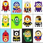 Image result for Minions as Superheroes