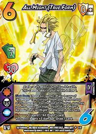 Image result for All Might Card
