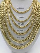 Image result for Flat Square Link Gold Chain