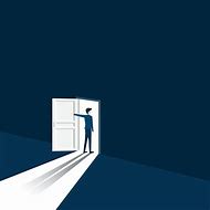 Image result for A Man Opening a Door Drawing