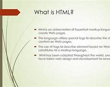 Image result for Meaning of HTML