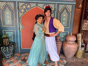Image result for Aladdin and Jasmine Disney World