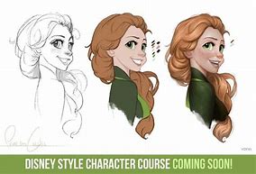 Image result for Disney Style Character Drawing