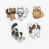 Image result for Red Bubble Stickers Dog