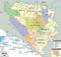 Image result for Map of Bosnia Cities