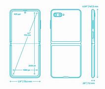 Image result for Samsung Galaxy Z Flip 4 Dimensions