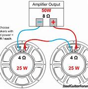 Image result for Wiring 2 Ohm Speakers