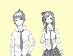 Image result for Anime Boy and Girl Skwtch Drawing