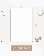 Image result for Crib Mattress Size Chart