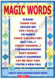 Image result for Magic Words Poster