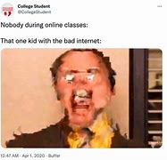 Image result for Meme About Online Class