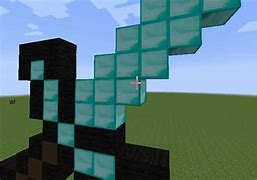 Image result for Minecraft Diamond Sword Statue