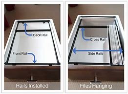 Image result for DIY File Hanging Rails