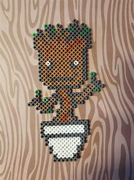Image result for Perler Beads Baby Groot