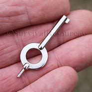 Image result for Plastic Handcuff Key