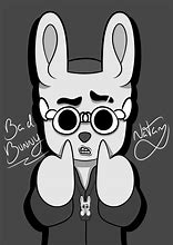 Image result for Bad Bunny Cartoon
