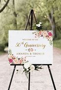 Image result for 50th Anniversary Welcome Sign
