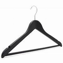 Image result for Black Wooden Hangers