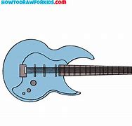 Image result for Electric Guitar Line Drawing