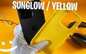 Image result for iPhone 14 Yellow Color with Blue Case