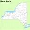 Image result for Upstate New York Map