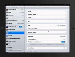 Image result for iPad General Settings