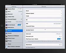 Image result for Genrral Settings On iPad