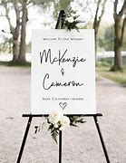 Image result for Wedding Sign Easel