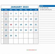 Image result for Printable Monthly Calendars 2023