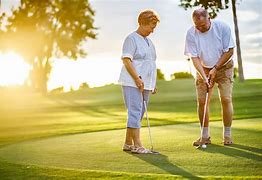 Image result for Old People Golfing