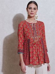 Image result for Indian Cotton Kurti Tops