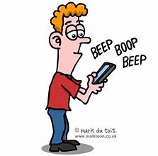 Image result for Person On Cell Phone Clip Art