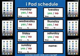 Image result for iPad Chart for Kids